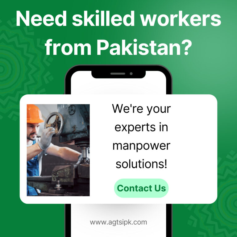 Need skilled workers from Pakistan