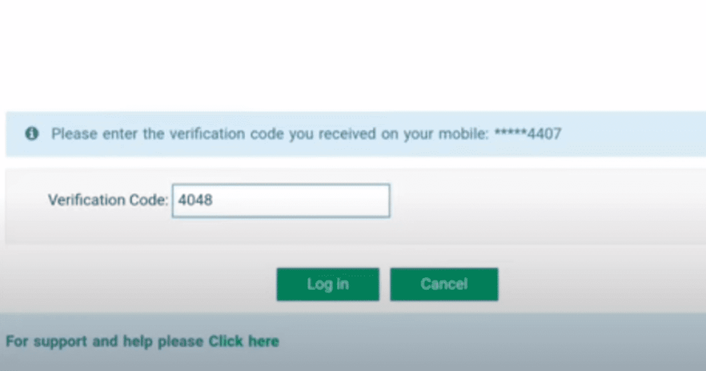 Downloading Digital Iqama from Absher Website: 
Step 4: Verify Your Identity
