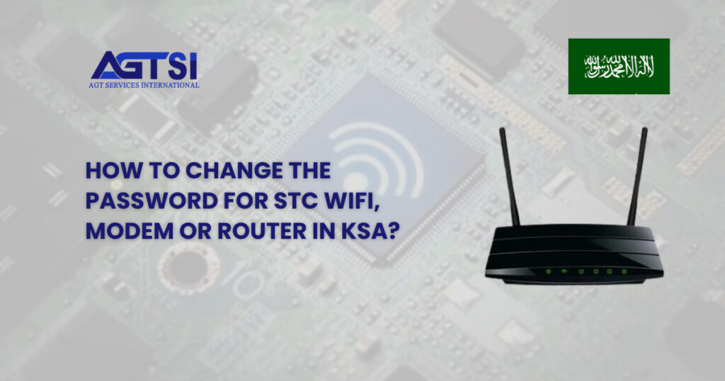 change the password for STC WiFi