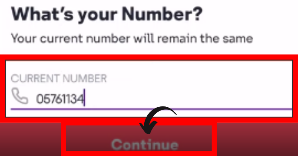 Enter Your Number