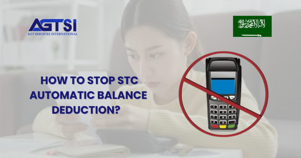 How to stop STC automatic balance deduction?