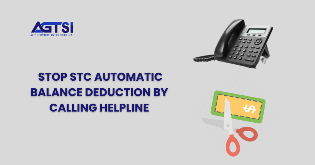 stop STC automatic balance deduction By Calling helpline