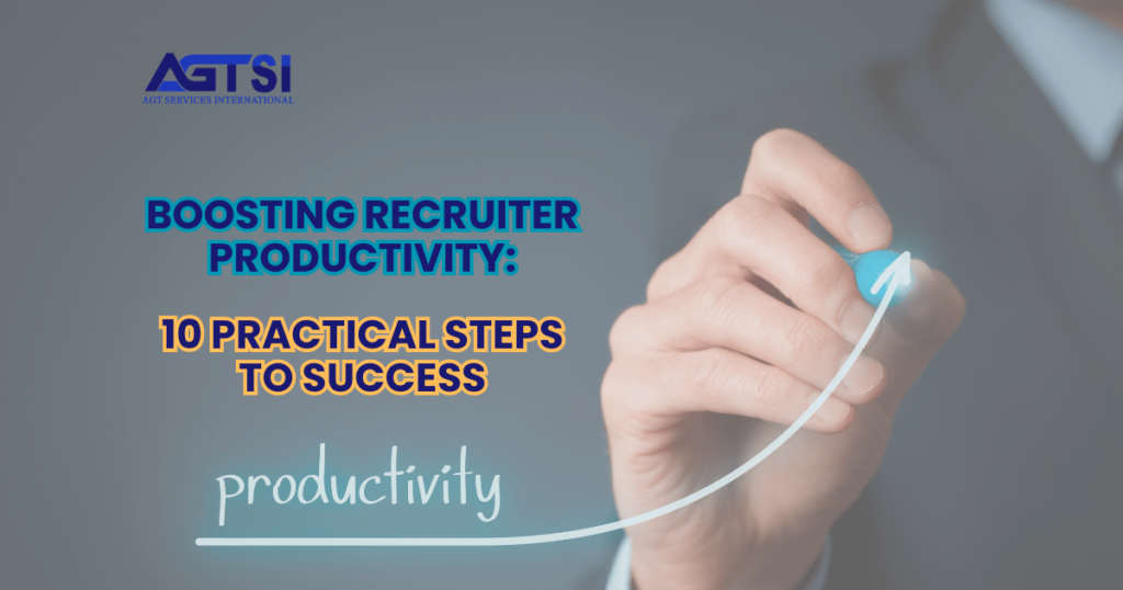 how to increase recruiter productivity